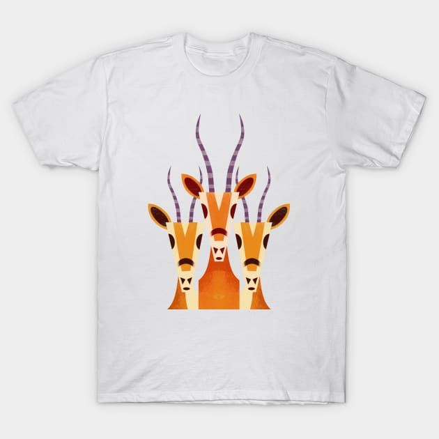 Gazelle T-Shirt by WickIllustration